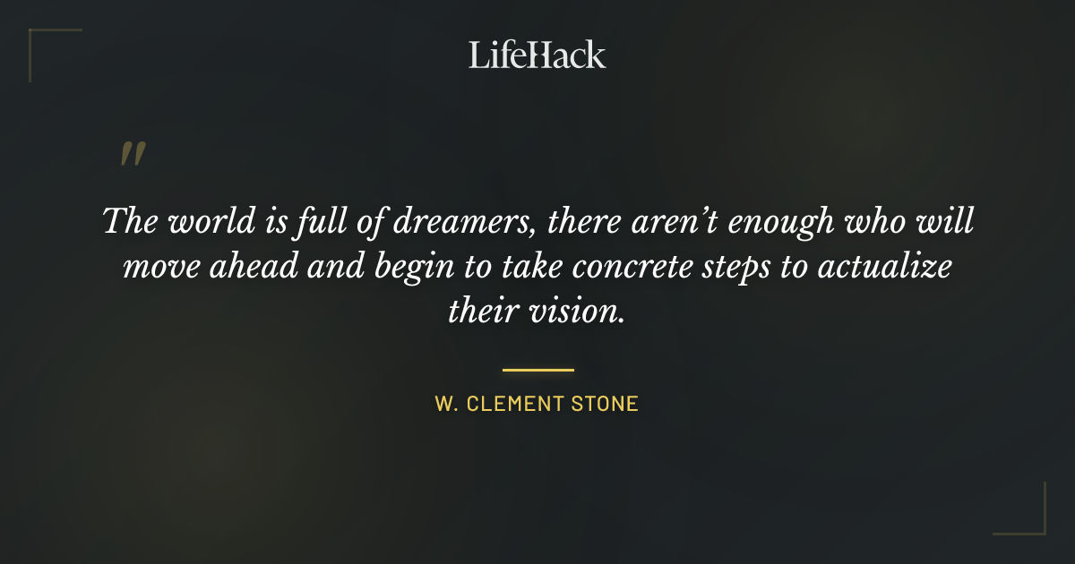 Quote by W. Clement Stone