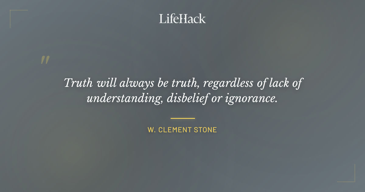 Quote by W. Clement Stone