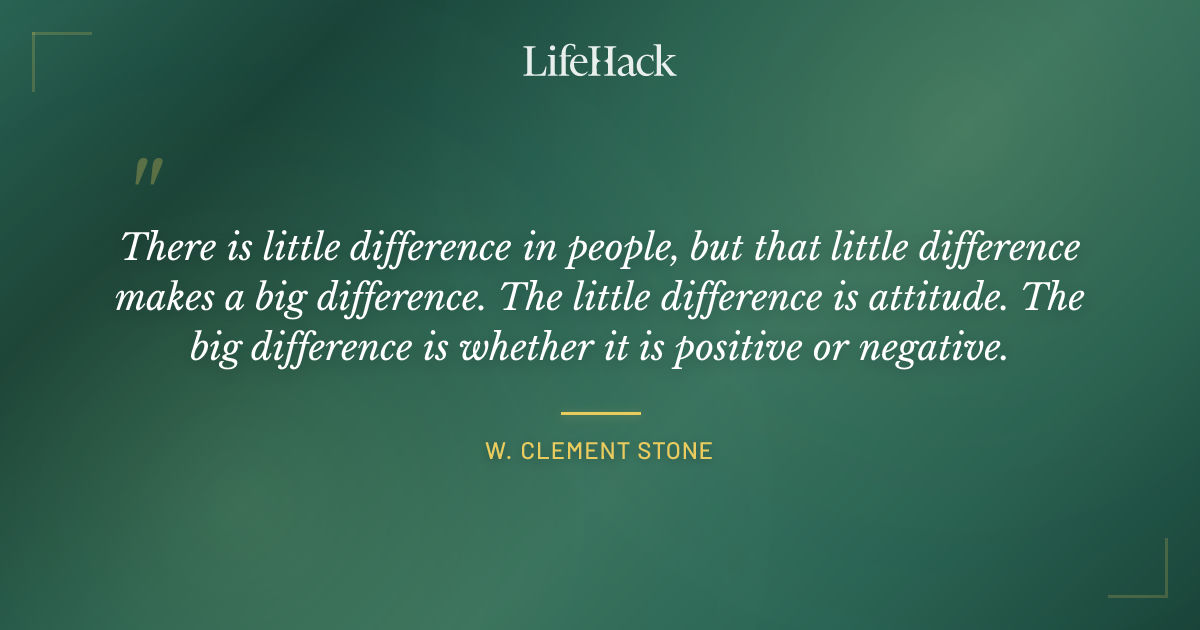 Quote by W. Clement Stone