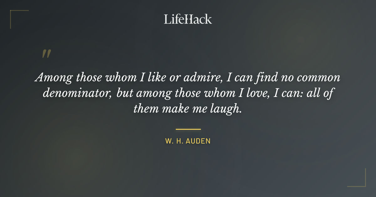 Quote by W. H. Auden
