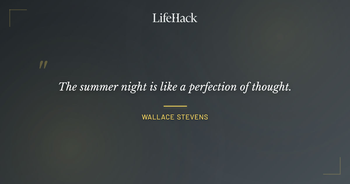 Quote by Wallace Stevens