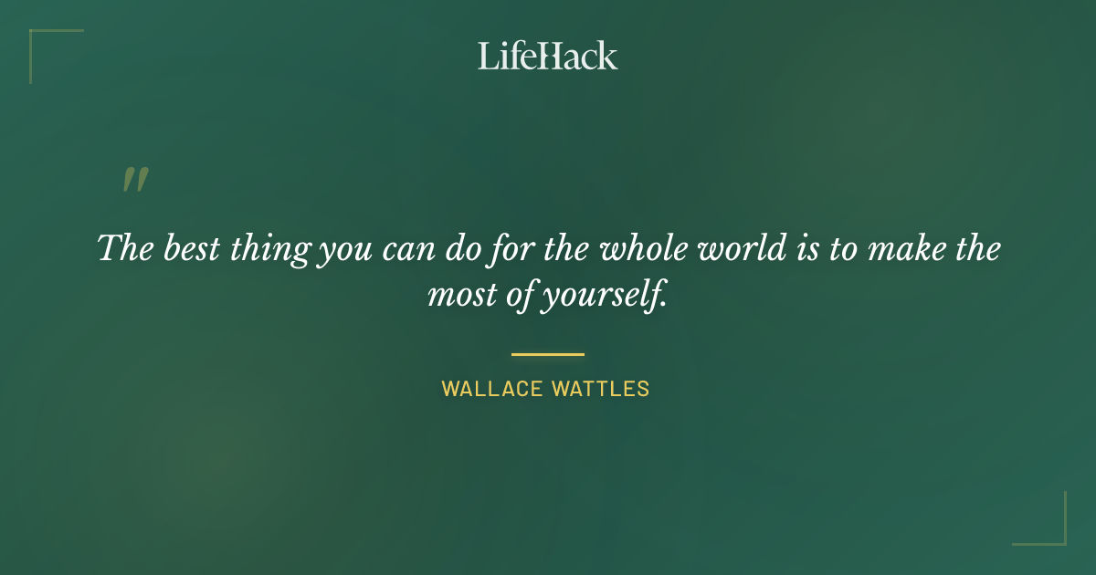 Quote by Wallace Wattles