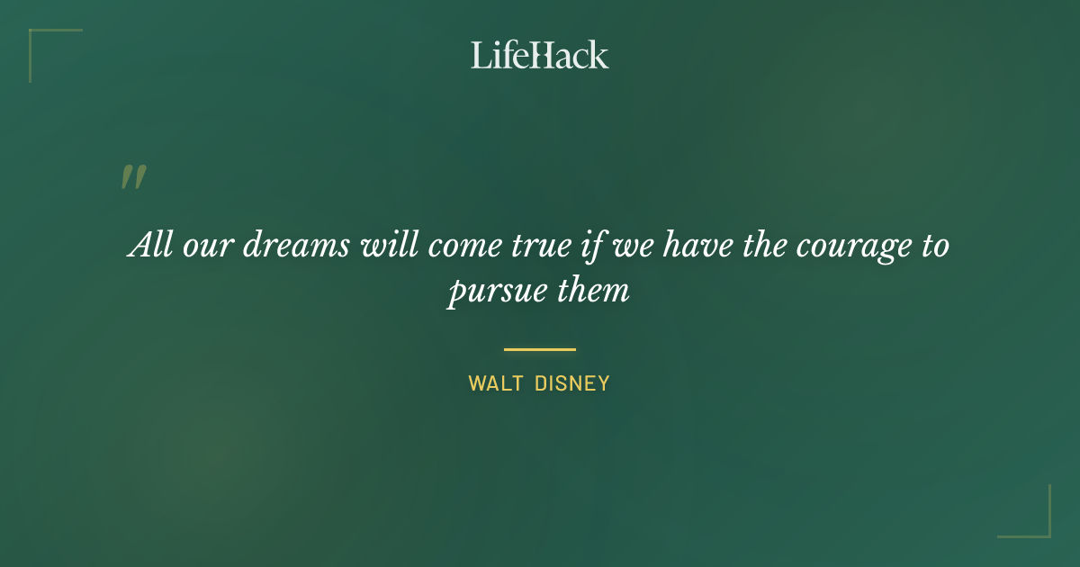 Quote by Walt Disney