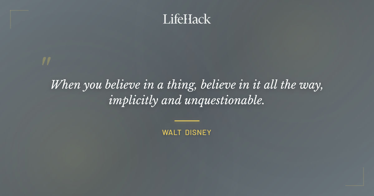 Quote by Walt Disney