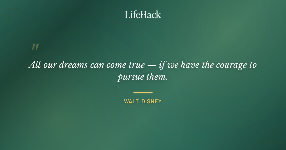 Quote by Walt Disney