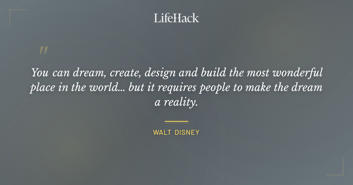 Quote by Walt Disney