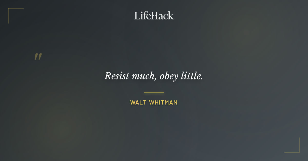 Quote by Walt Whitman