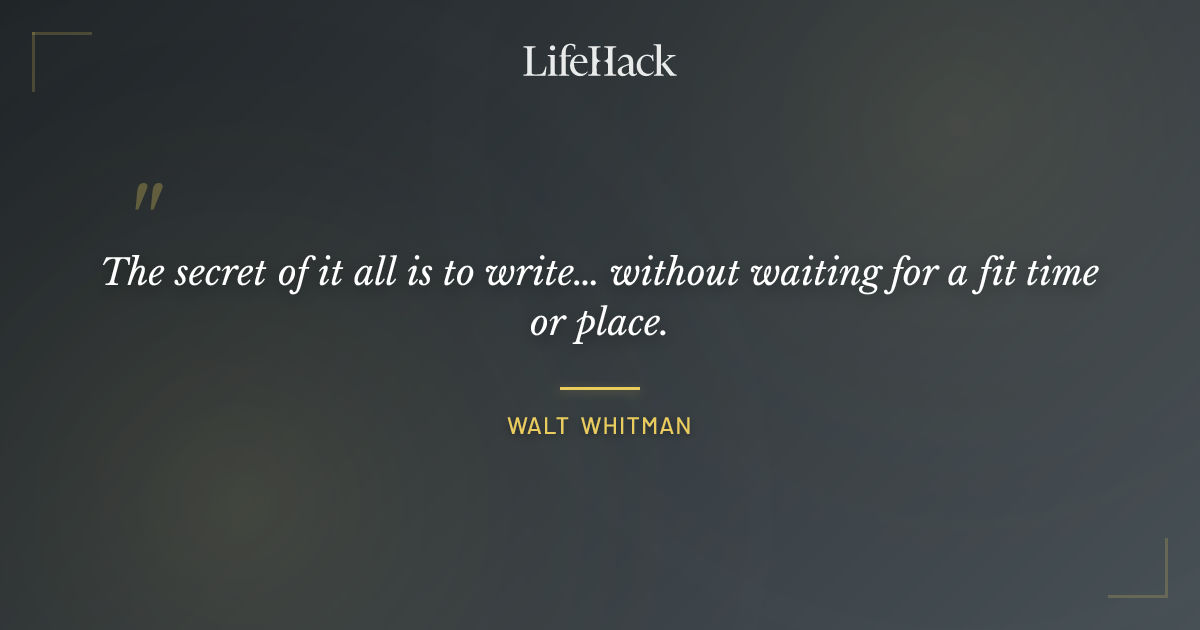 Quote by Walt Whitman