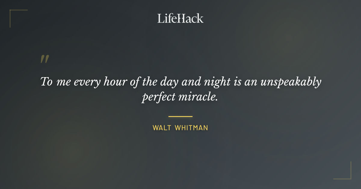 Quote by Walt Whitman