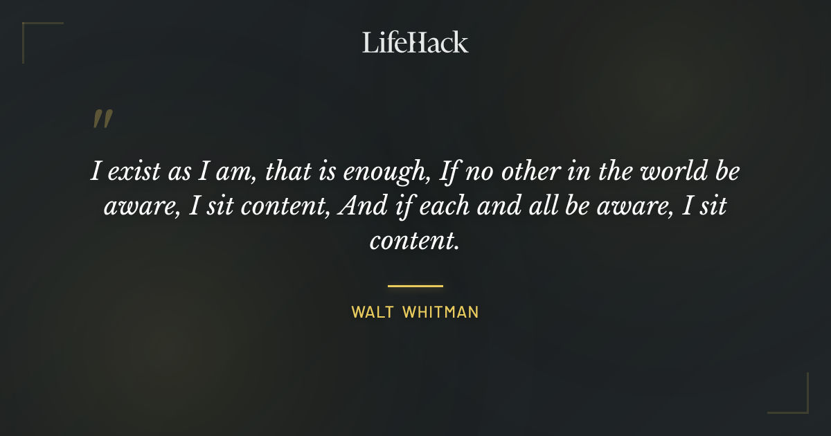 Quote by Walt Whitman