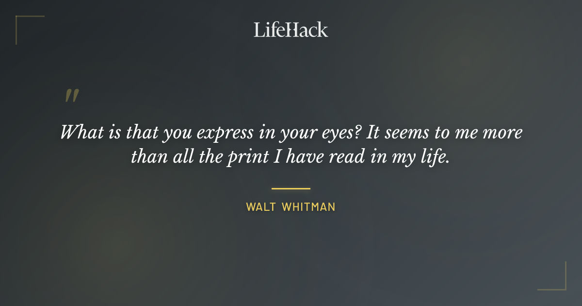 Quote by Walt Whitman