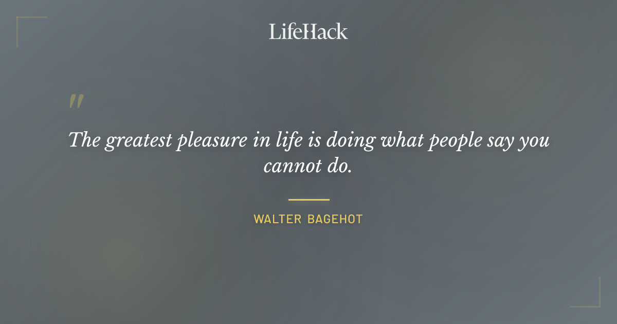 Quote by Walter Bagehot
