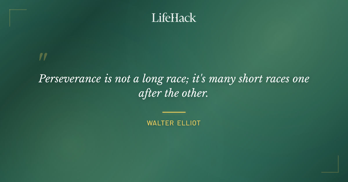 Quote by Walter Elliot