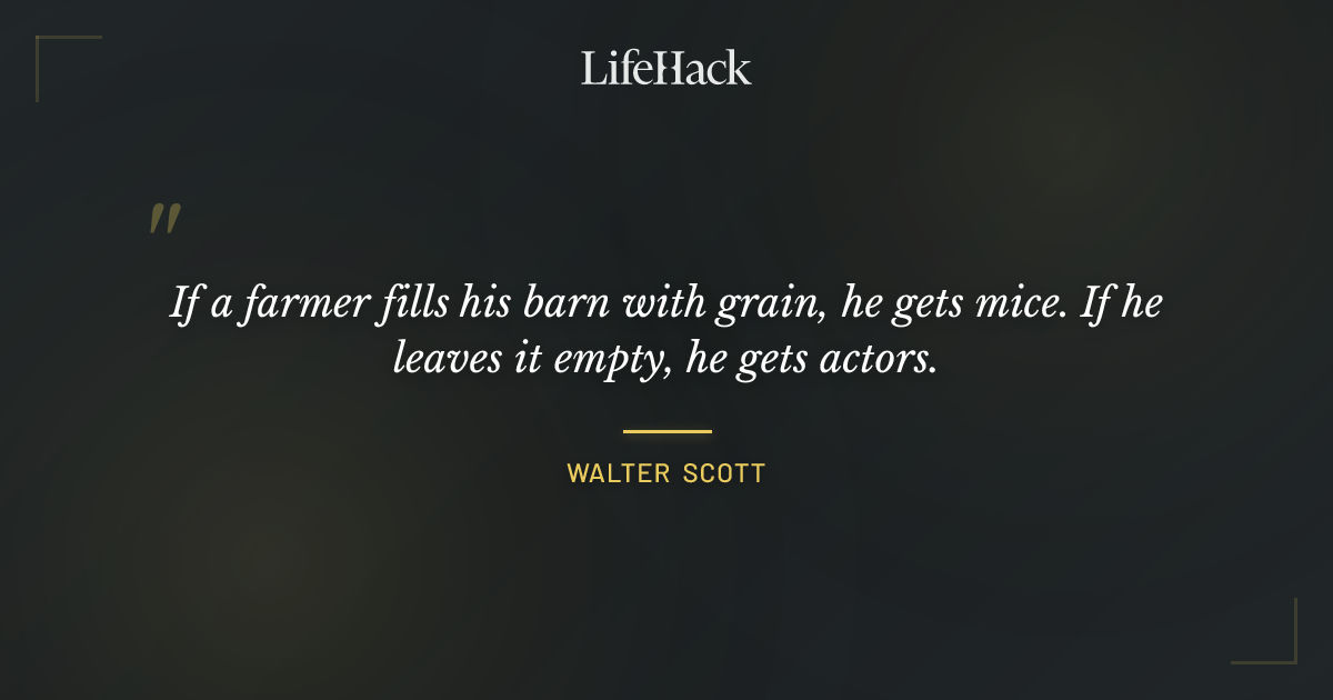 Quote by Walter Scott