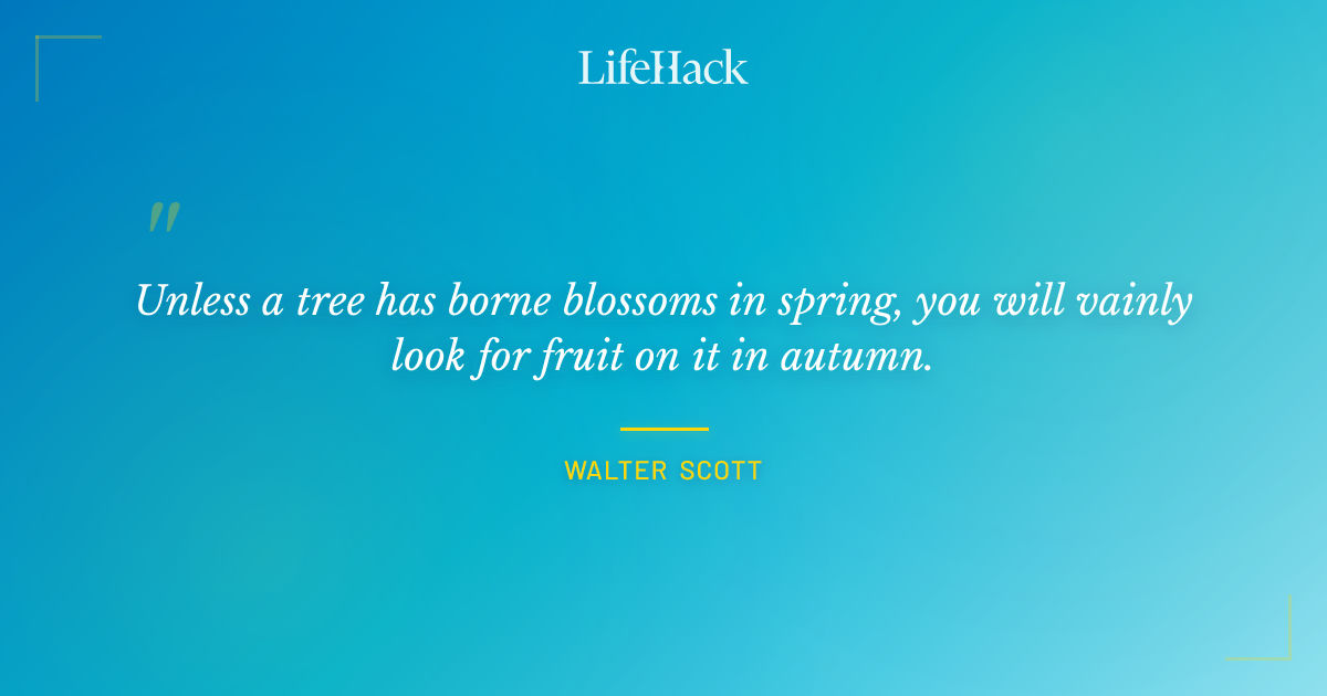 Quote by Walter Scott