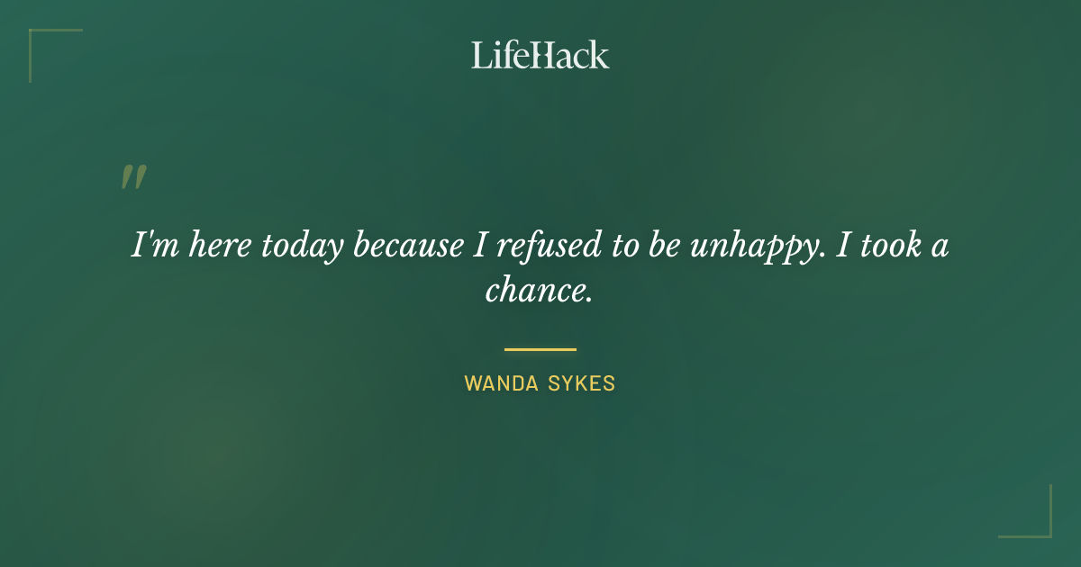 Quote by Wanda Sykes