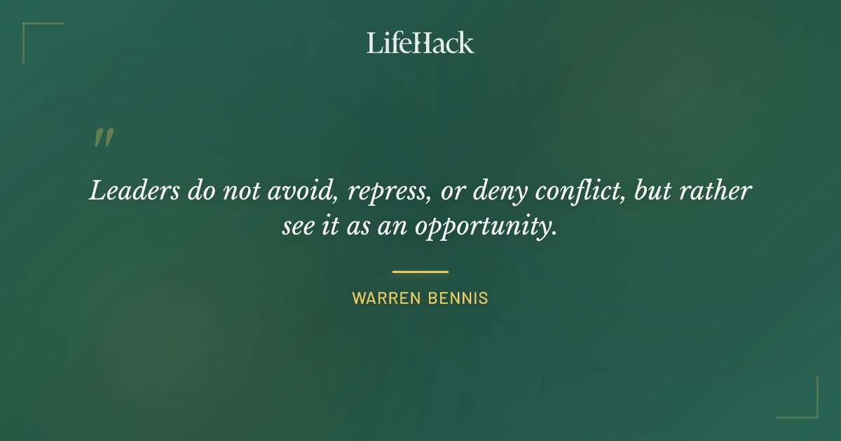 Quote by Warren Bennis