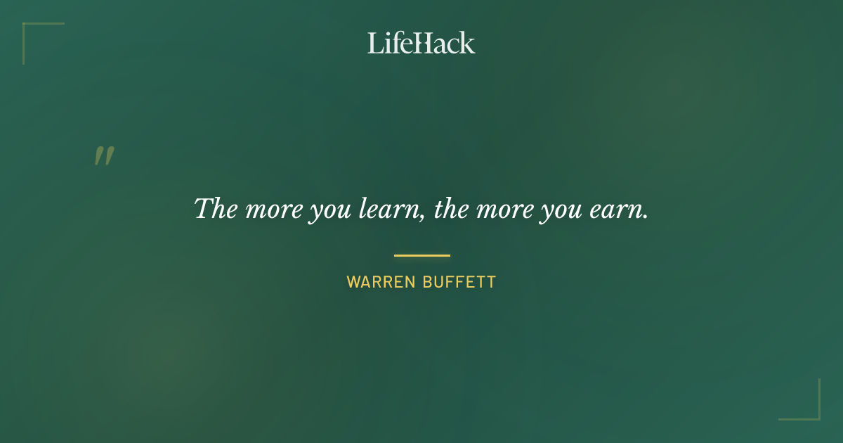 Quote by Warren Buffett