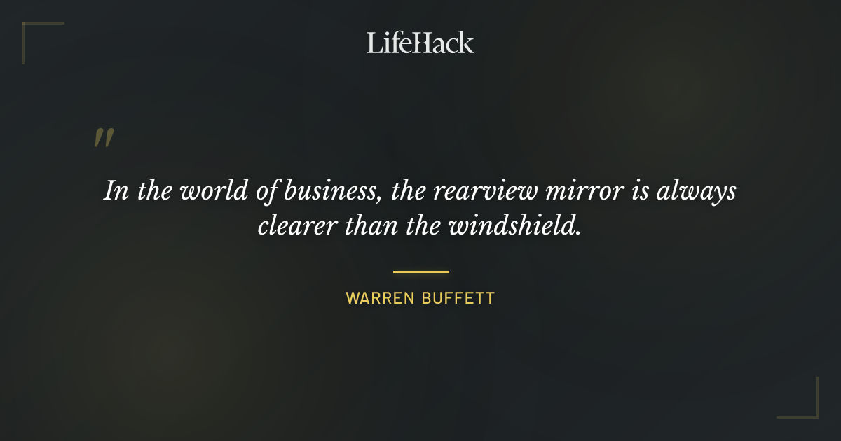 Quote by Warren Buffett