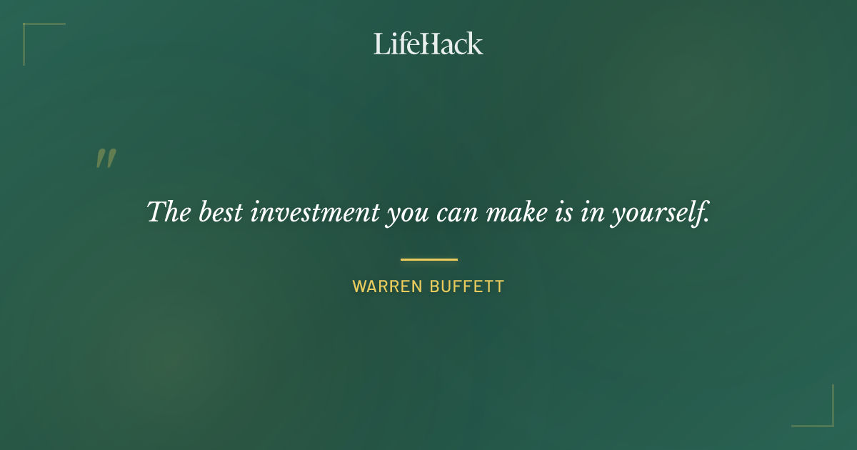 Quote by Warren Buffett