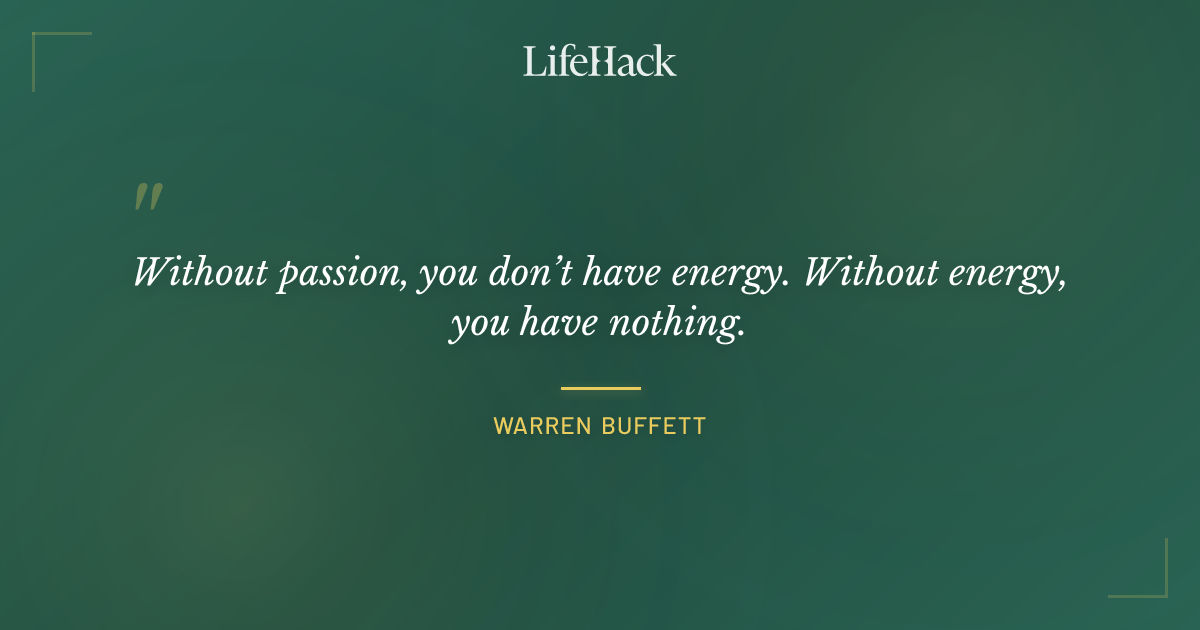 Quote by Warren Buffett