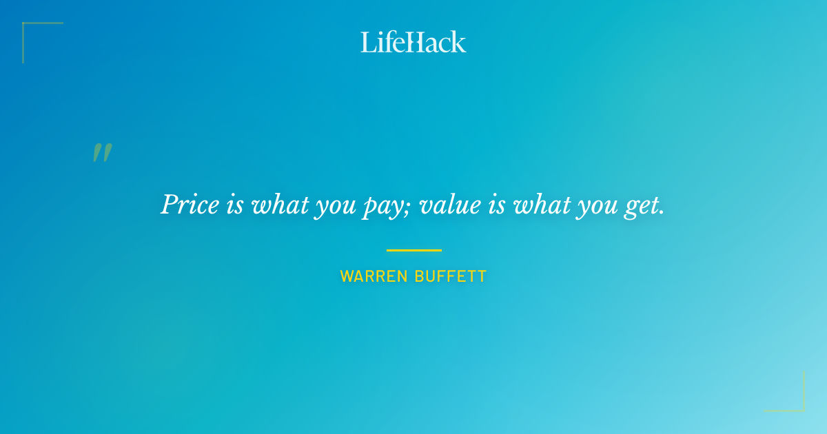 Quote by Warren Buffett