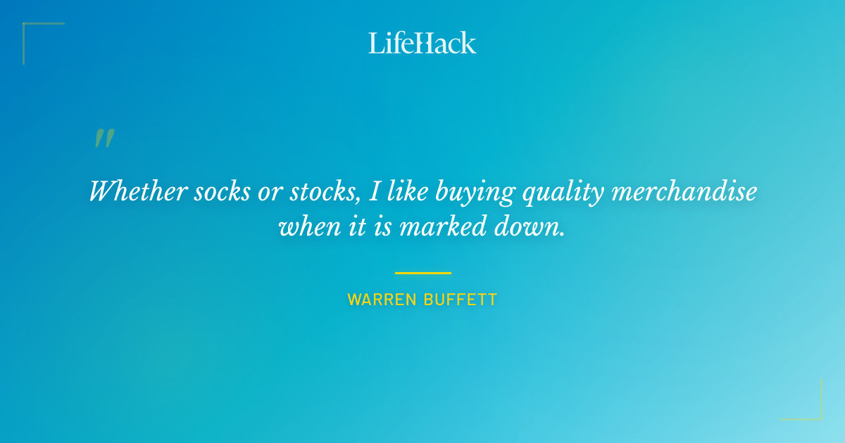 Quote by Warren Buffett