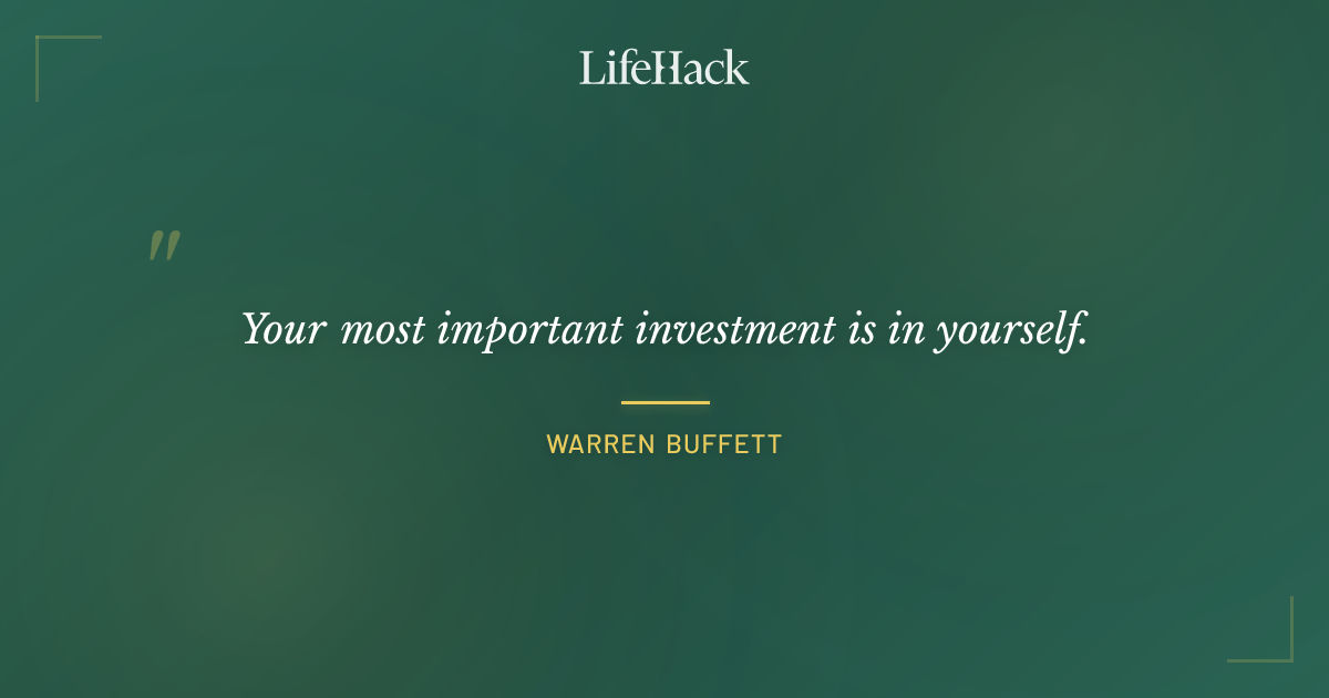 Quote by Warren Buffett