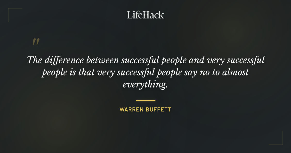 Quote by Warren Buffett