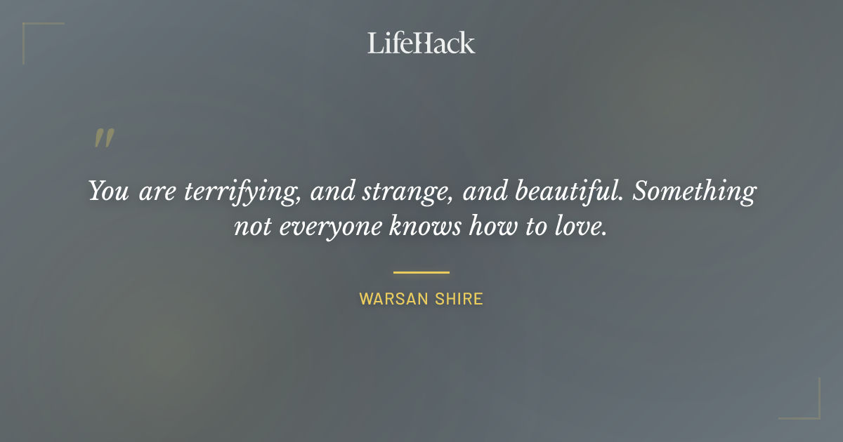 Quote by Warsan Shire