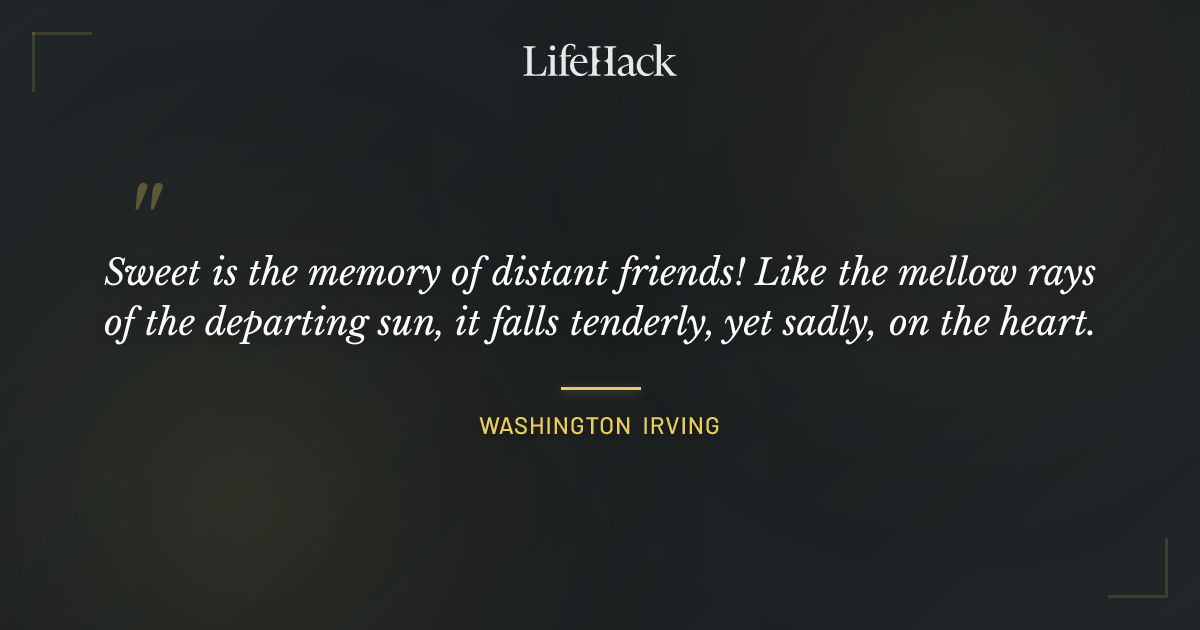 Quote by Washington Irving