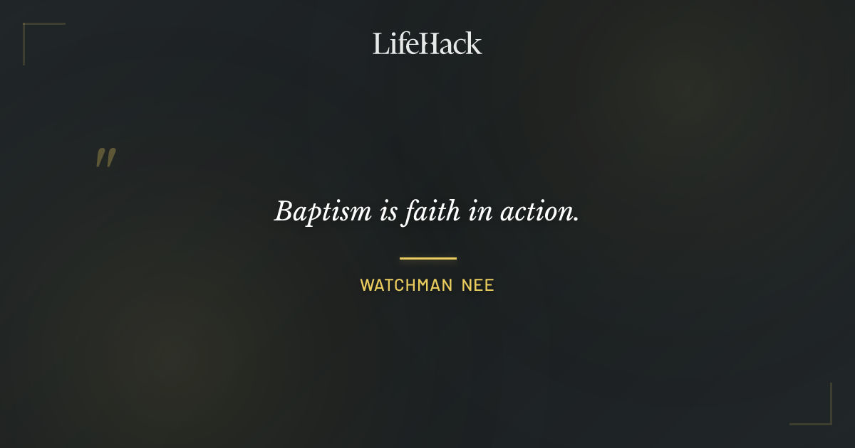 Quote by Watchman Nee