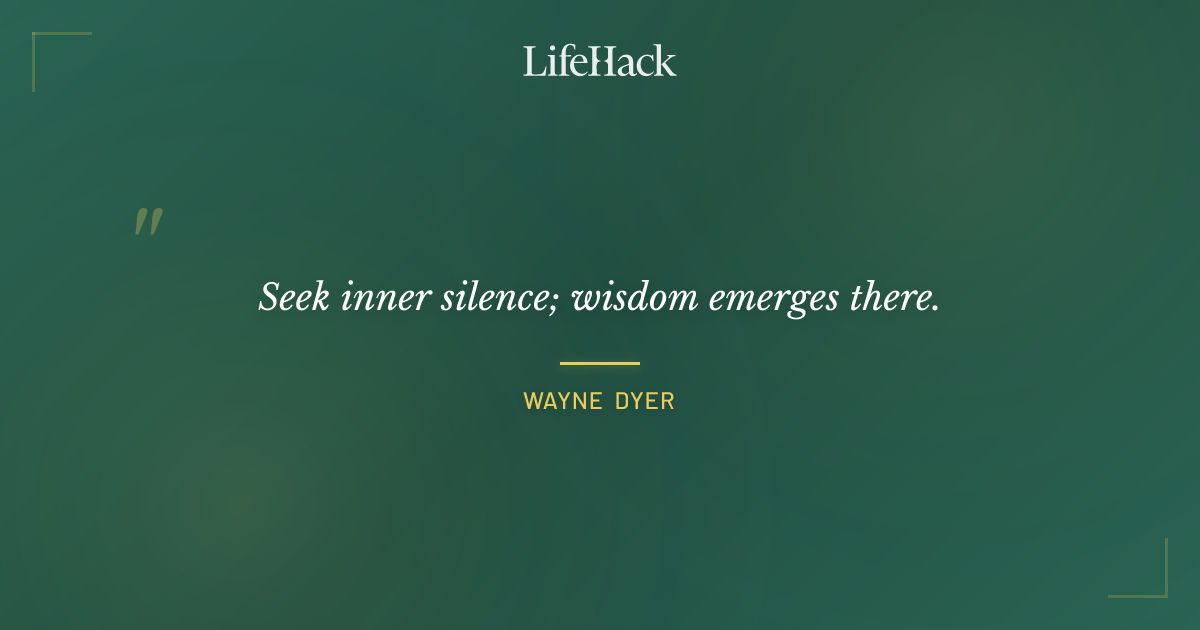 Quote by Wayne Dyer