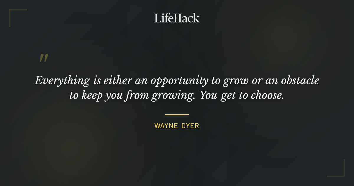 Quote by Wayne Dyer