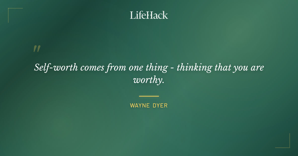 Quote by Wayne Dyer