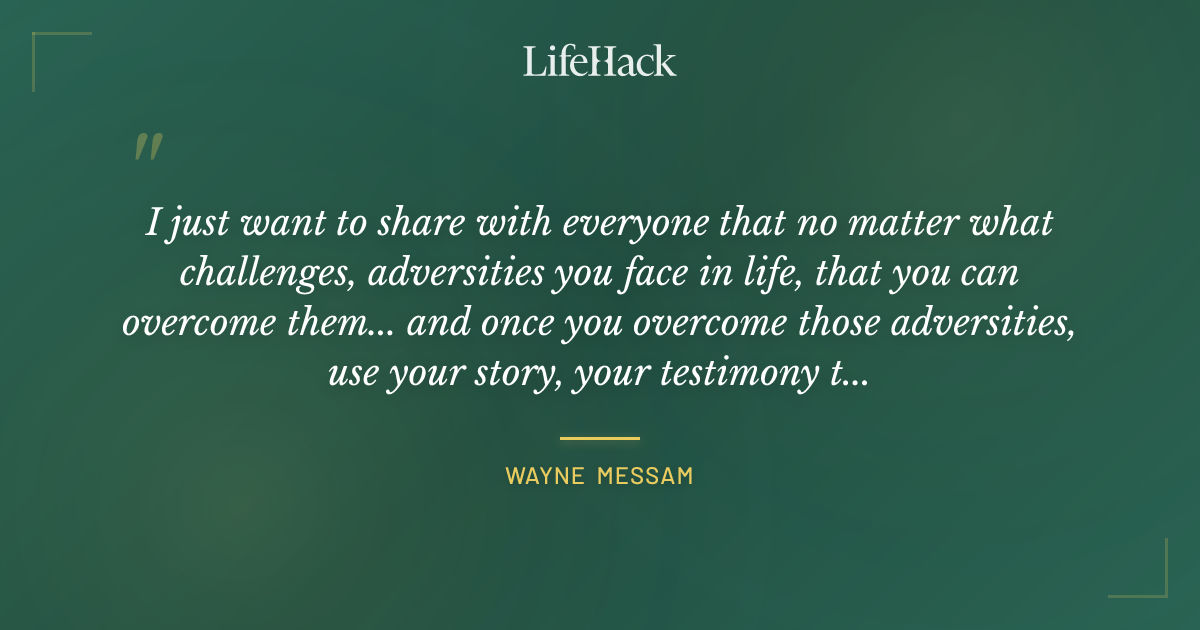 Quote by Wayne Messam