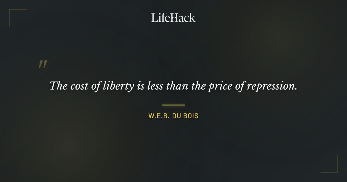 Quote by W.E.B. Du Bois