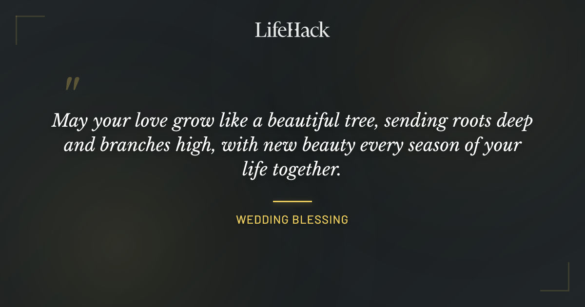 Quote by Wedding Blessing