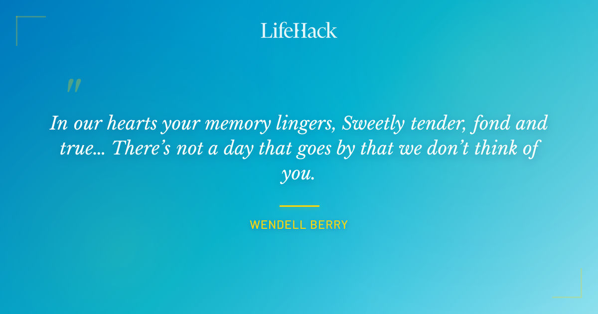 Quote by Wendell Berry