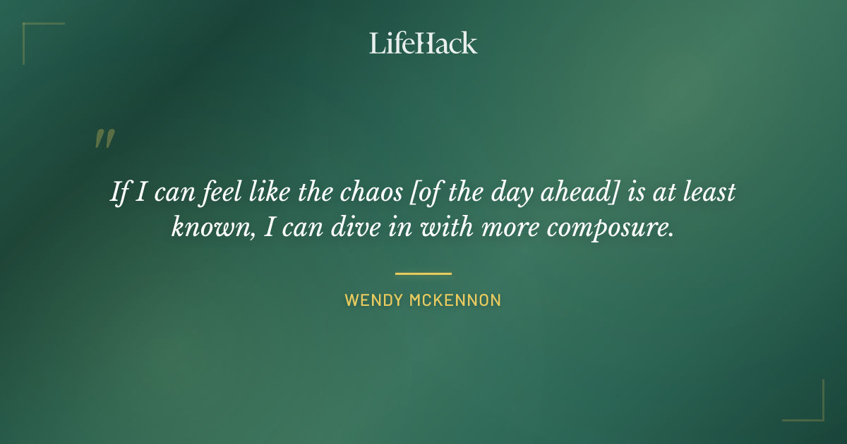 Quote by Wendy McKennon