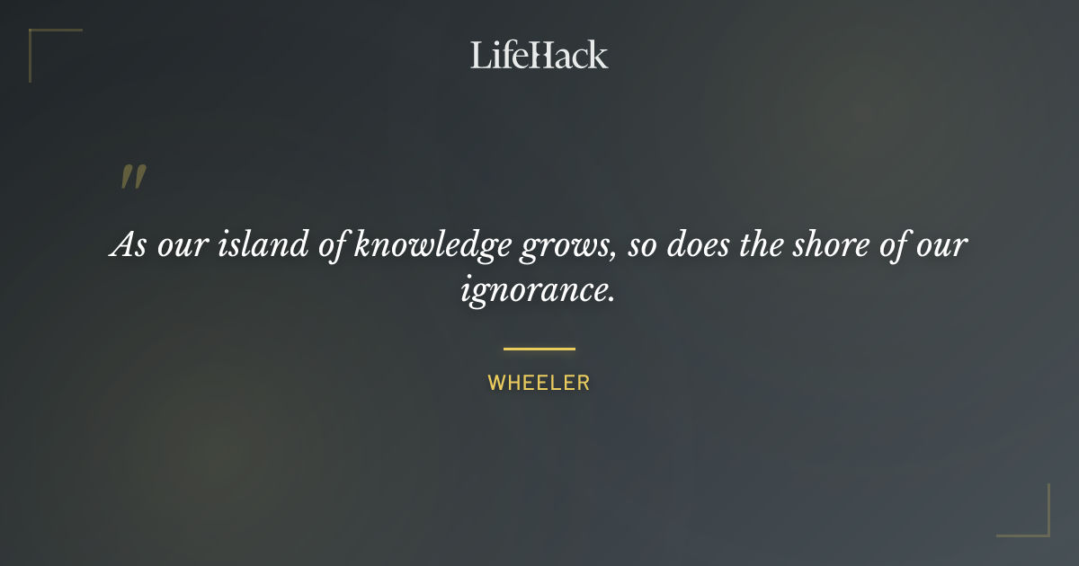 Quote by Wheeler