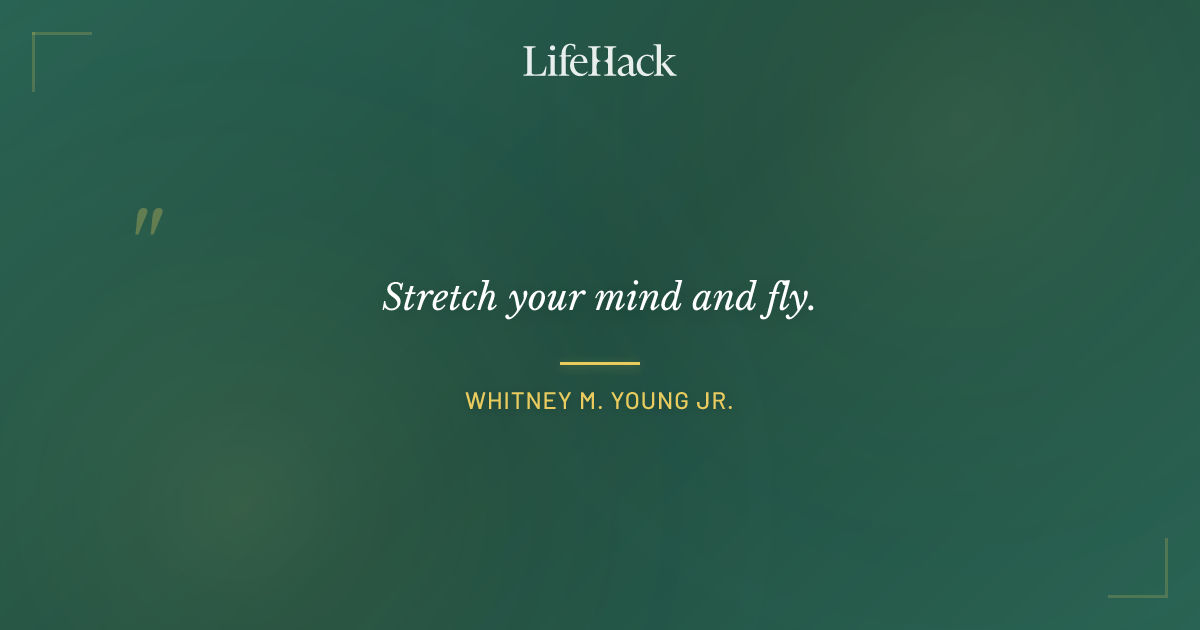 Quote by Whitney M. Young Jr.