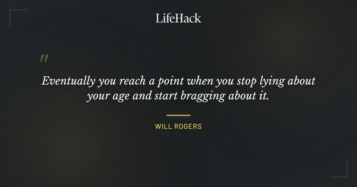 Quote by Will Rogers