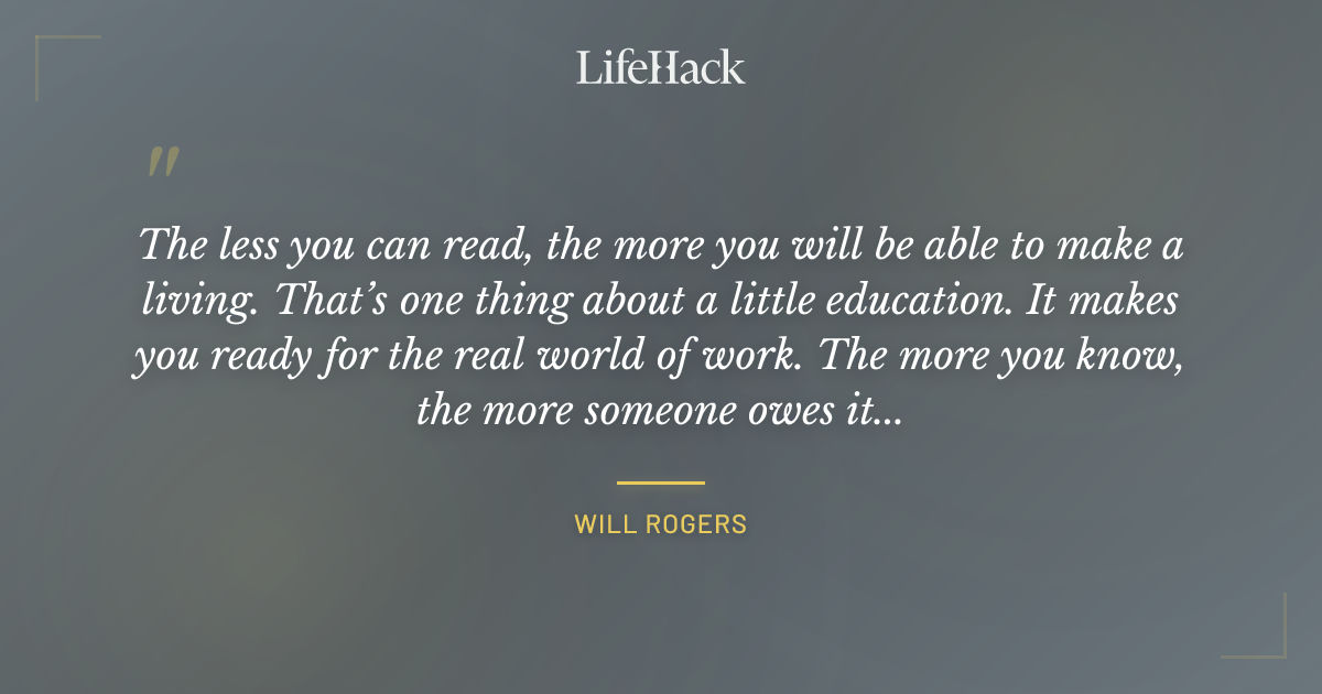 Quote by Will Rogers