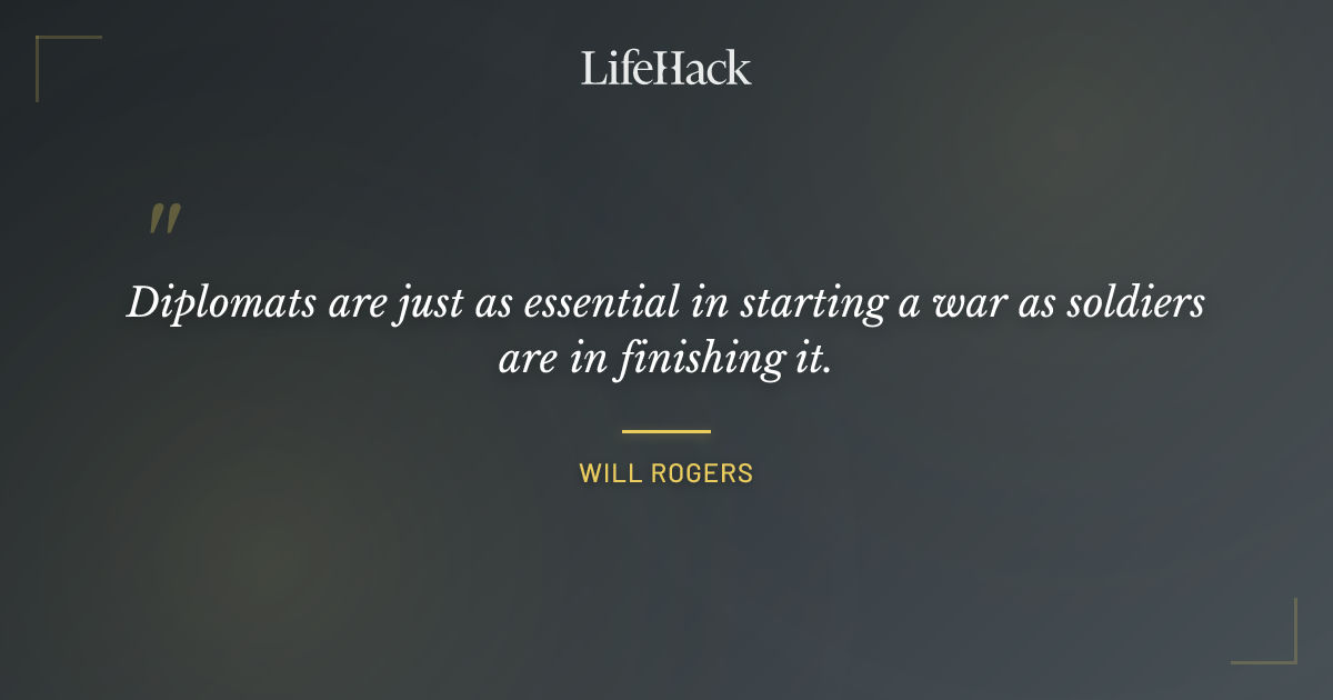 Quote by Will Rogers