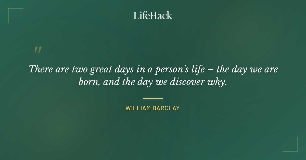 Quote by William Barclay