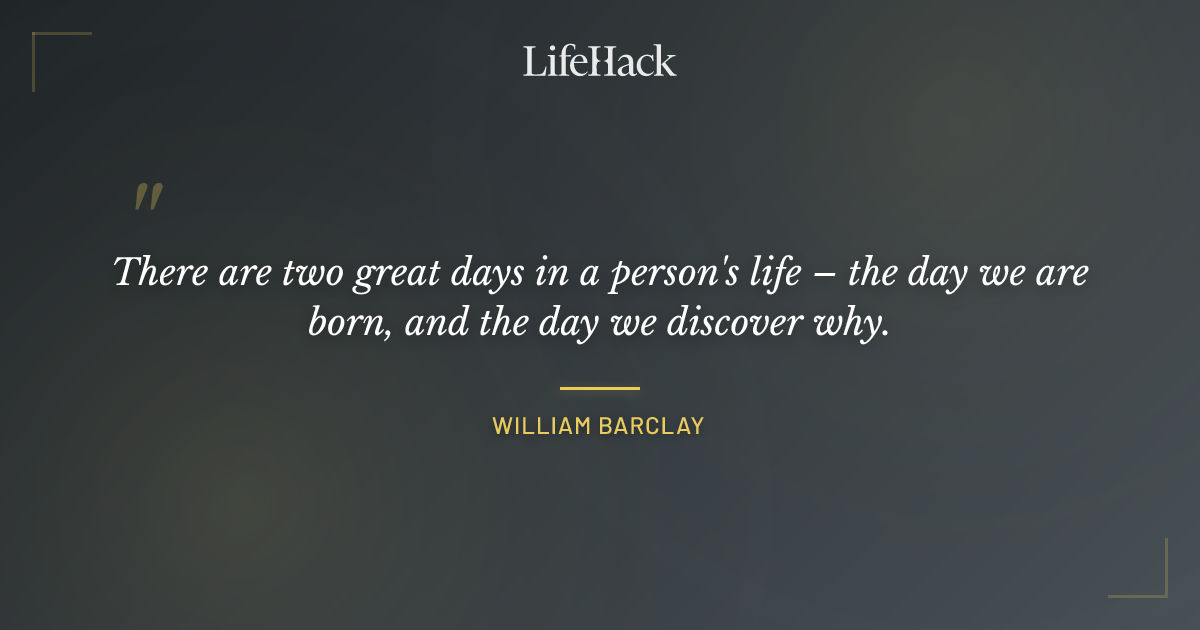 Quote by William Barclay