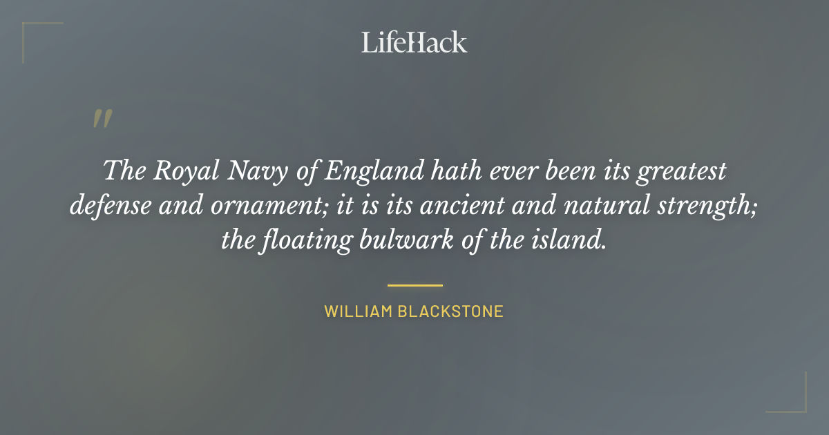 Quote by William Blackstone