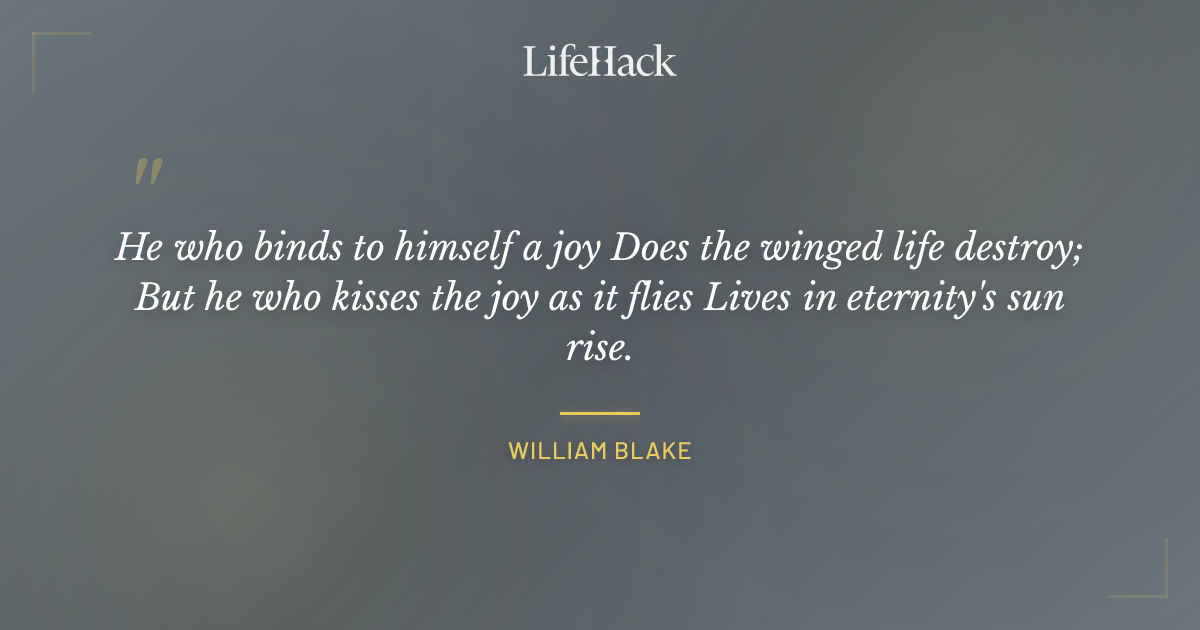 Quote by William Blake
