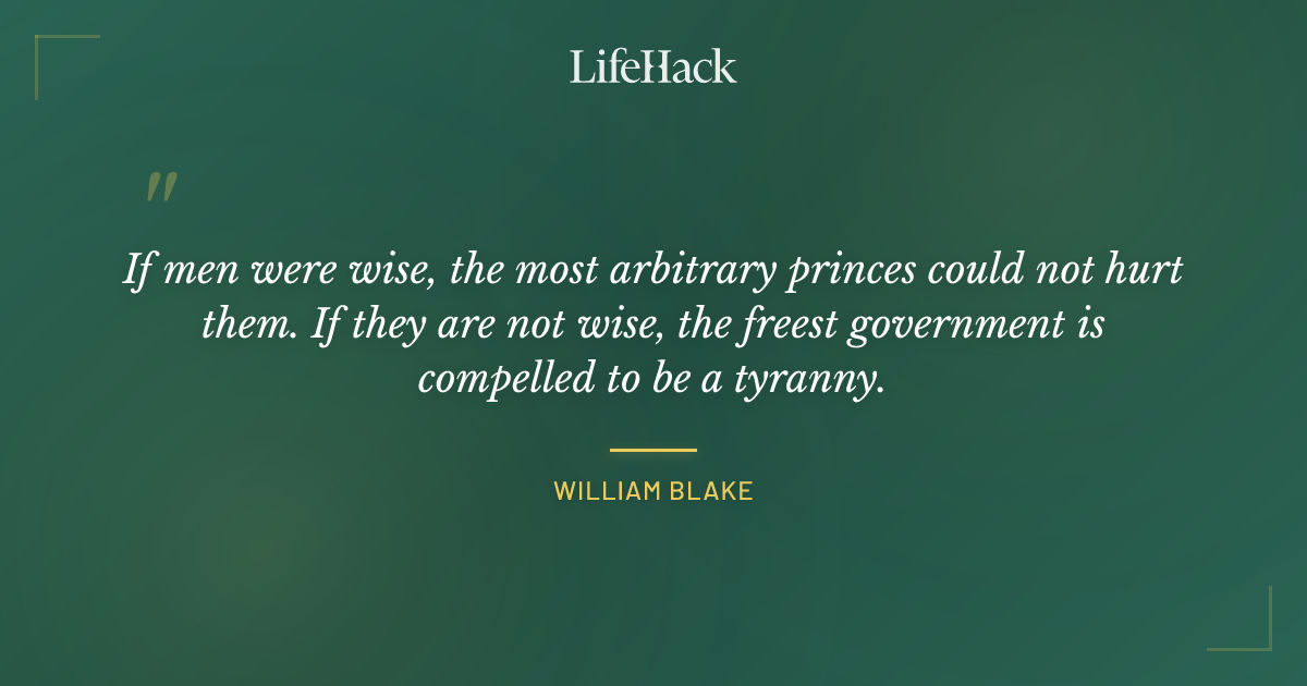 Quote by William Blake